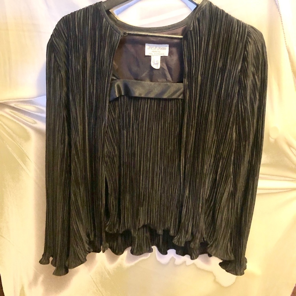 HAL FERMAN PETITES Elegant Cardigan Set